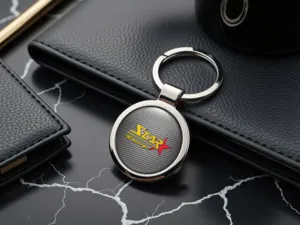 Personalized Keychains Glossy Max Pro Classy Metal
